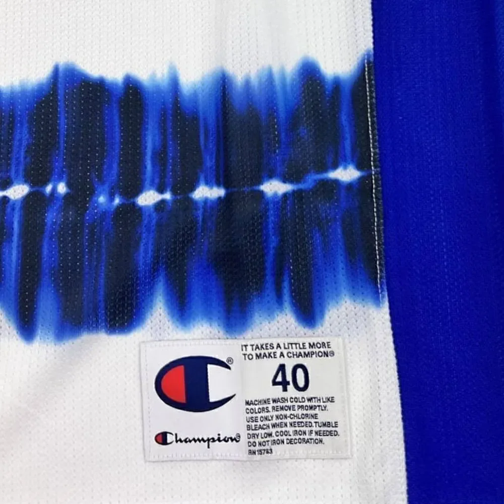 New Champion Men US M White Blue Tank Top Sports Tee Sleeveless T-Shirt - Picture 5 of 8